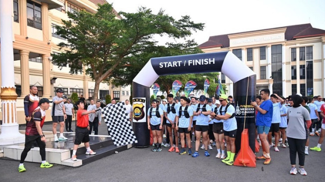 Polda Jambi Launching Presisi Merdeka Run Jambi 2026